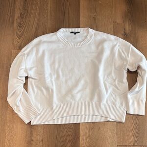 Quince Classic Cream Crew Neck Sweater